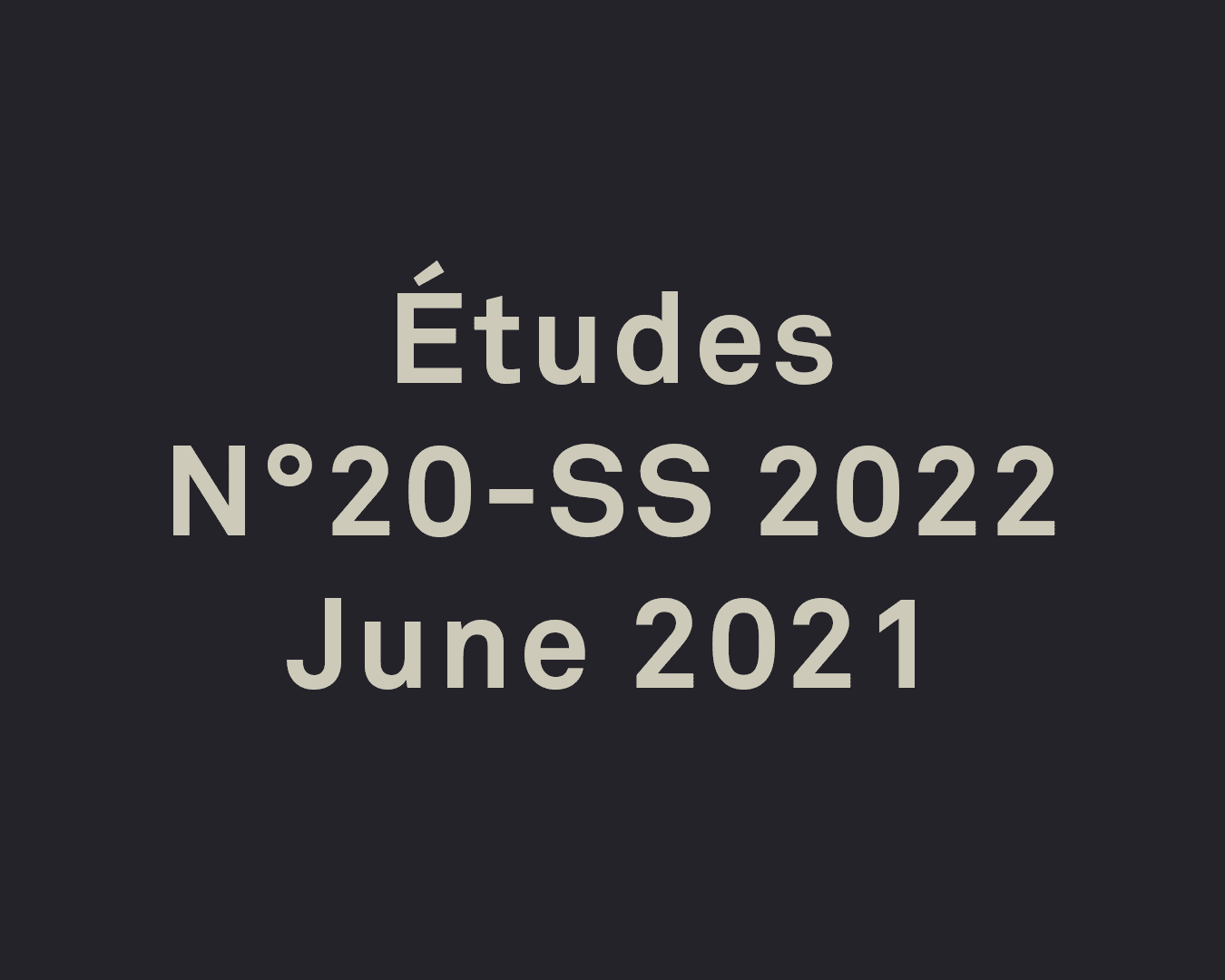 Études